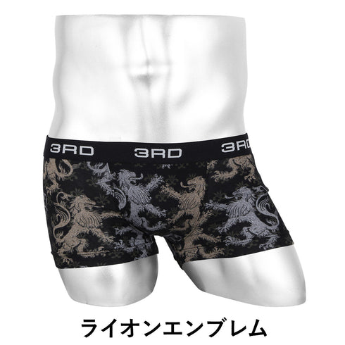 サードウェア 3RDWARE 3RDWARE/サードウェア Lion Emblem メンズ ボクサーパンツ