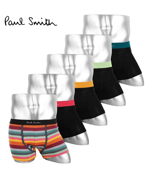 ポールスミス Paul Smith 【5枚セット】PS PRINTED メンズ ローライズボクサーパンツ cts
