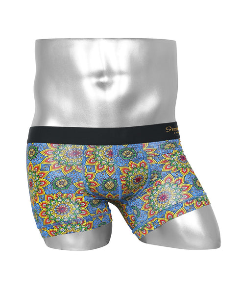 グレイブボールト Gravevault dry leaves camouflage RAIJIN KIXX sign of LOVE メンズ ショート ボクサーパンツ 【メール便】