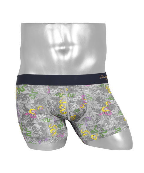 グレイブボールト Gravevault dry leaves camouflage RAIJIN KIXX sign of LOVE メンズ ショート ボクサーパンツ 【メール便】