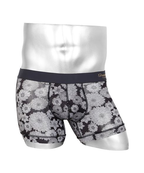 グレイブボールト Gravevault dry leaves camouflage RAIJIN KIXX sign of LOVE メンズ ショート ボクサーパンツ 【メール便】