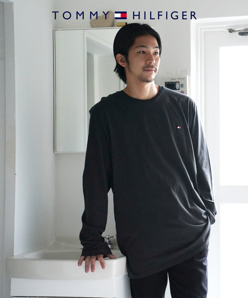 トミー ヒルフィガー TOMMY HILFIGER TH COTTON CORE FLAG ロンT 【メール便】