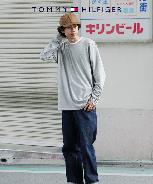 トミー ヒルフィガー TOMMY HILFIGER TH COTTON CORE FLAG ロンT 【メール便】