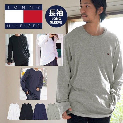 トミー ヒルフィガー TOMMY HILFIGER TH COTTON CORE FLAG ロンT 【メール便】