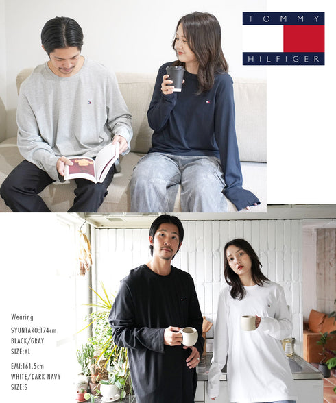 トミー ヒルフィガー TOMMY HILFIGER TH COTTON CORE FLAG ロンT 【メール便】