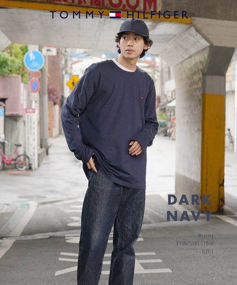 トミー ヒルフィガー TOMMY HILFIGER TH COTTON CORE FLAG ロンT 【メール便】