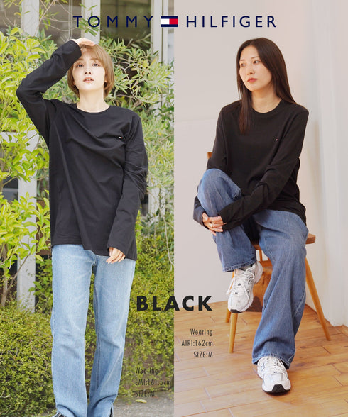 トミー ヒルフィガー TOMMY HILFIGER TH COTTON CORE FLAG ロンT 【メール便】