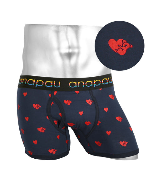 アナパウ Anapau コアラハート メンズボクサーパンツ 【メール便】|下着 おしゃれ 人気 クリスマス プレゼント 彼氏