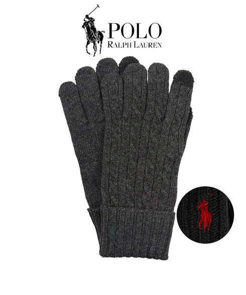 ポロ ラルフローレン POLO RALPH LAUREN CLASSIC CABLE メンズ 手袋 【メール便】
