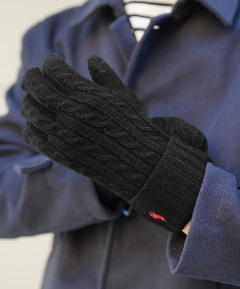 ポロ ラルフローレン POLO RALPH LAUREN CLASSIC CABLE メンズ 手袋 【メール便】