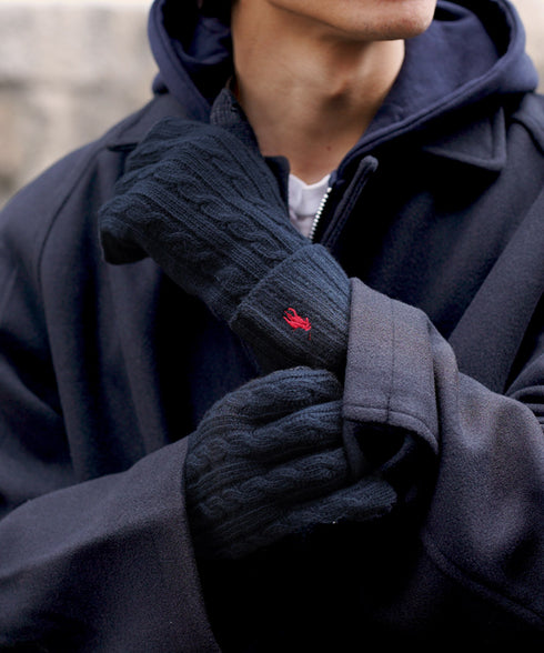 ポロ ラルフローレン POLO RALPH LAUREN CLASSIC CABLE メンズ 手袋 【メール便】