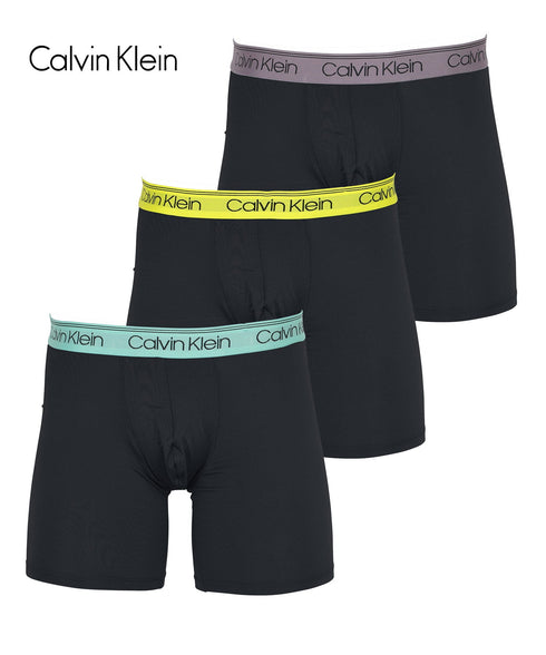 カルバンクライン Calvin Klein 【3枚セット】MICRO STRETCH メンズ ロングボクサーパンツ|下着 おしゃれ 人気 クリスマス プレゼント 彼氏