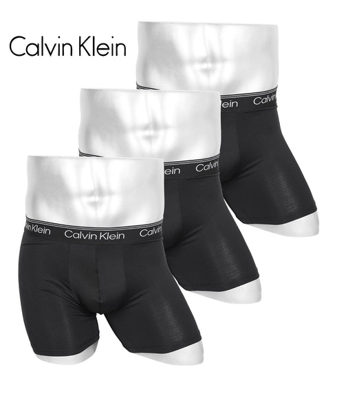 カルバンクライン Calvin Klein 【3枚セット】MICRO STRETCH メンズ ロングボクサーパンツ|下着 おしゃれ 人気 クリスマス プレゼント 彼氏