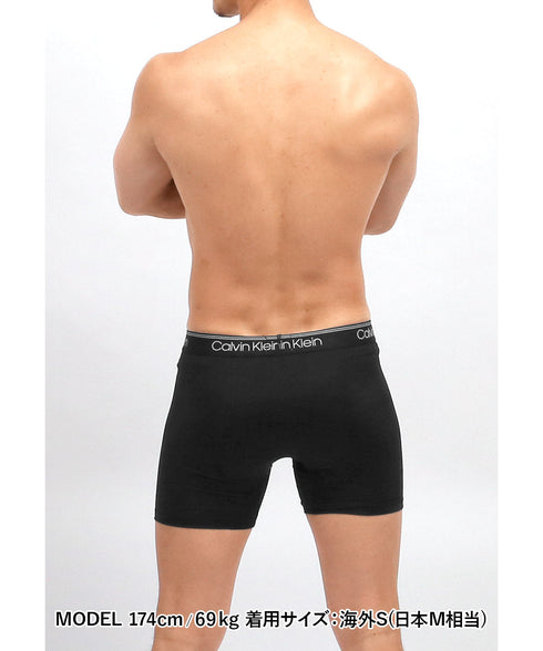 カルバンクライン Calvin Klein 【3枚セット】MICRO STRETCH メンズ ロングボクサーパンツ|下着 おしゃれ 人気 クリスマス プレゼント 彼氏