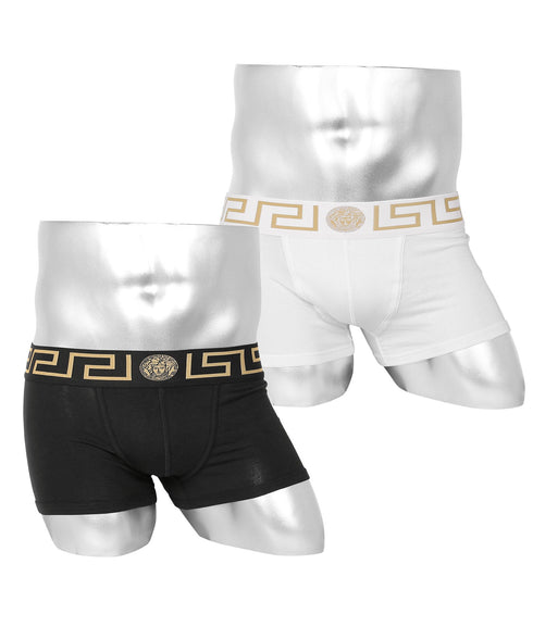 ヴェルサーチェ VERSACE 【2枚セット】NEWCLIENT BDG ITALY メンズ ボクサーパンツ OUTLET SALE_F cts