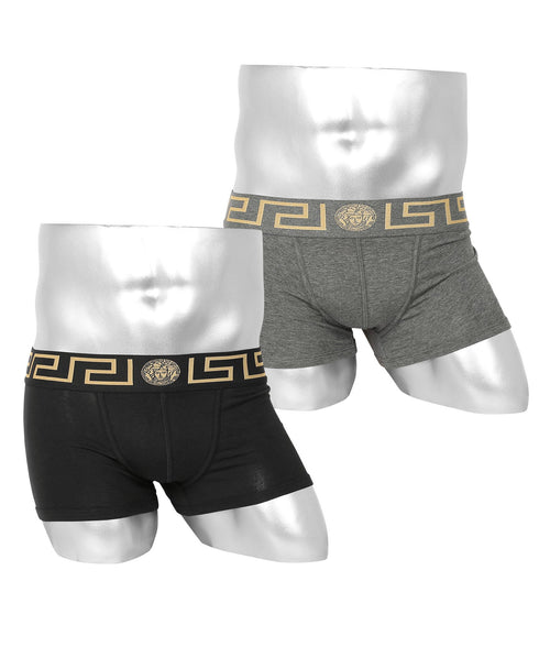 ヴェルサーチェ VERSACE 【2枚セット】NEWCLIENT BDG ITALY メンズ ボクサーパンツ OUTLET SALE_F cts