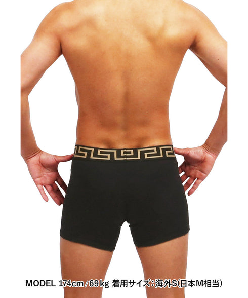 ヴェルサーチェ VERSACE 【2枚セット】NEWCLIENT BDG ITALY メンズ ロングボクサーパンツ|下着 おしゃれ 人気 ハイブランド 高級 クリスマス プレゼント 彼氏 cts