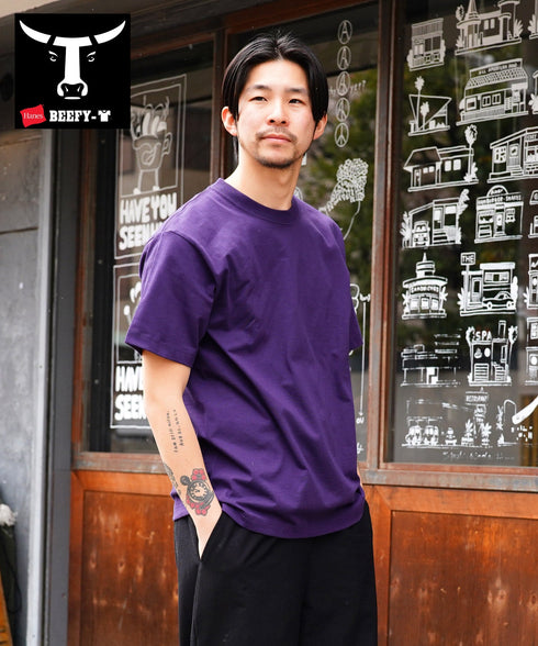 ヘインズ Hanes BEEFY メンズ クルーネック 半袖 Tシャツ