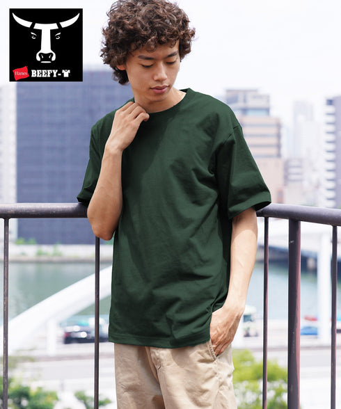 ヘインズ Hanes BEEFY メンズ クルーネック 半袖 Tシャツ