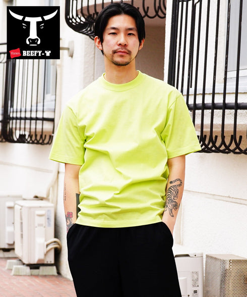 ヘインズ Hanes BEEFY メンズ クルーネック 半袖 Tシャツ