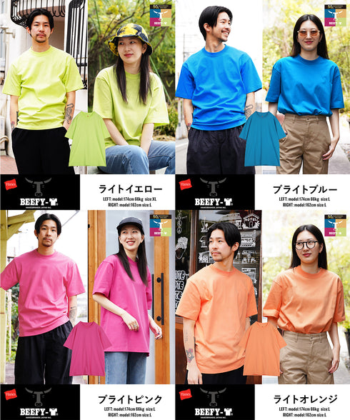 ヘインズ Hanes BEEFY メンズ クルーネック 半袖 Tシャツ
