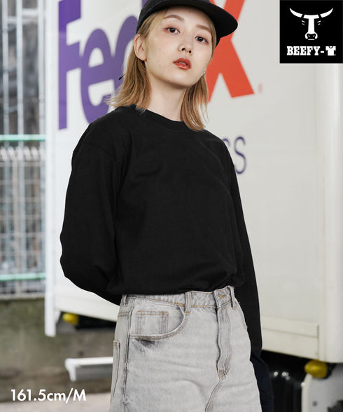 ヘインズ Hanes 【2枚セット】BEEFY メンズ クルーネック ロンT