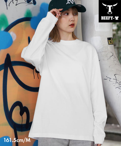 ヘインズ Hanes 【2枚セット】BEEFY メンズ クルーネック ロンT