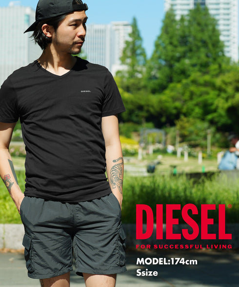 ディーゼル DIESEL Essentials メンズ 半袖 Tシャツ 【メール便】 cts