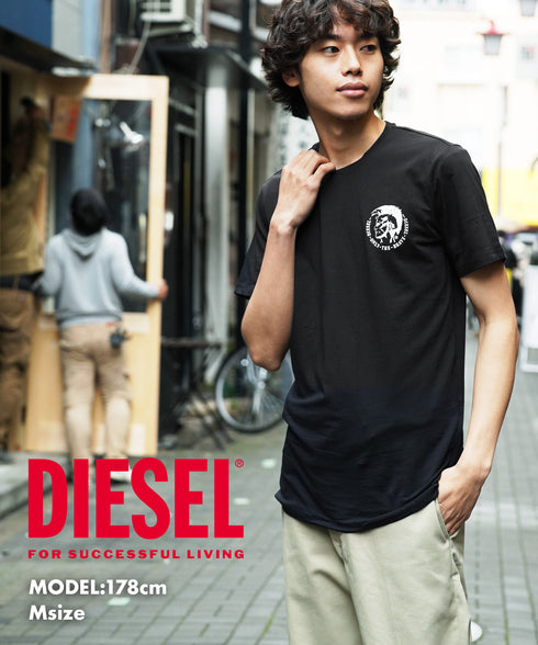 ディーゼル DIESEL Essentials メンズ 半袖 Tシャツ 【メール便】 cts