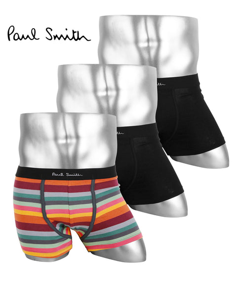 ポールスミス Paul Smith 【3枚セット】PS PRINTED メンズ ローライズボクサーパンツ