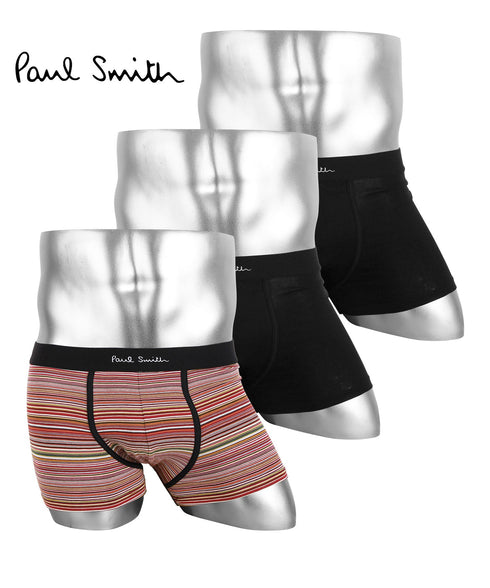 ポールスミス Paul Smith 【3枚セット】PS PRINTED メンズ ローライズボクサーパンツ