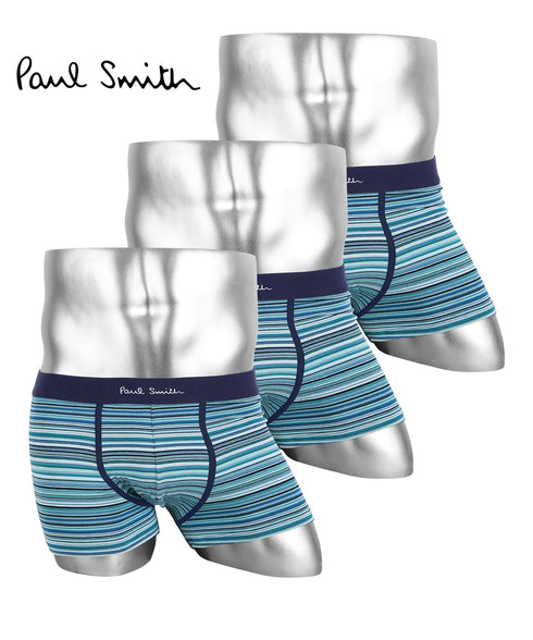 ポールスミス Paul Smith 【3枚セット】PS PRINTED メンズ ローライズボクサーパンツ
