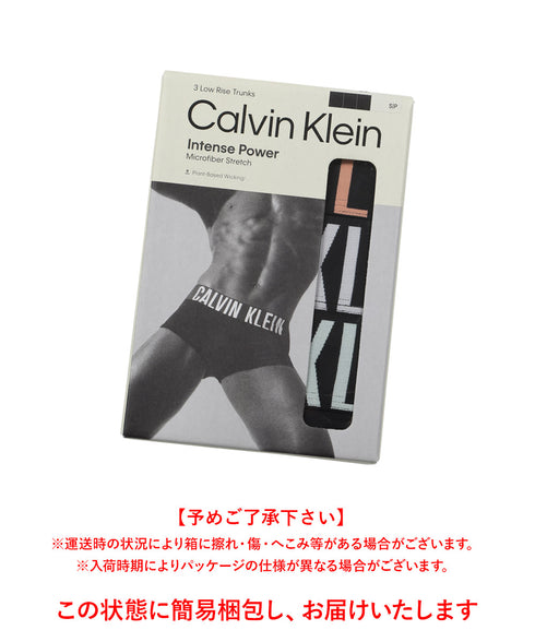 カルバンクライン Calvin Klein 【3枚セット】Intense Power Micro メンズ ローライズ ボクサーパンツ