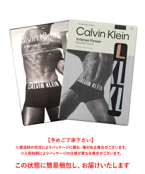 カルバンクライン Calvin Klein 【3枚セット】Intense Power Micro メンズ ローライズ ボクサーパンツ