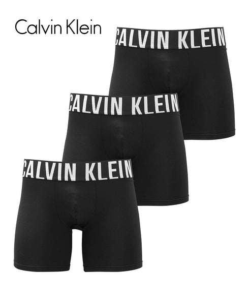 カルバンクライン Calvin Klein 【3枚セット】Intense Power Micro メンズ ロングボクサーパンツ|下着 おしゃれ 人気 クリスマス プレゼント 彼氏