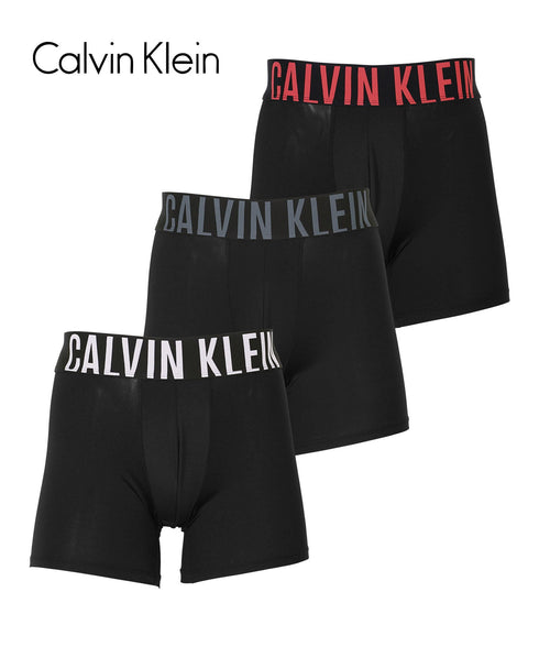 カルバンクライン Calvin Klein 【3枚セット】Intense Power Micro メンズ ロングボクサーパンツ|下着 おしゃれ 人気 クリスマス プレゼント 彼氏