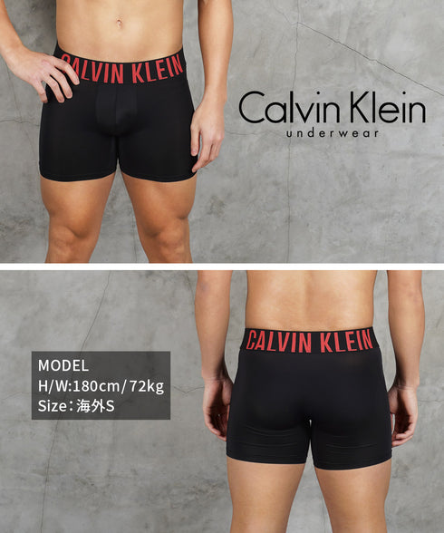 カルバンクライン Calvin Klein 【3枚セット】Intense Power Micro メンズ ロングボクサーパンツ 下着 おしゃれ 人気 プレゼント 彼氏