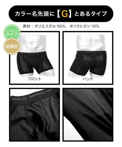 グンゼ GUNZE BODY WILD STANDARD 3D-BOXER 成型 メンズ ボクサーパンツ 【メール便】