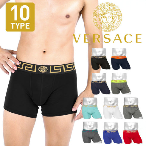 ヴェルサーチェ VERSACE JERSEY BIELASTIC COTTON メンズ ロングボクサーパンツ cts