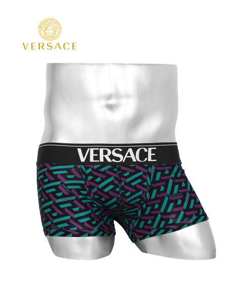 ヴェルサーチェ VERSACE JERSEY STRETCH STAMPA BAROCCO メンズ ローライズボクサーパンツ
