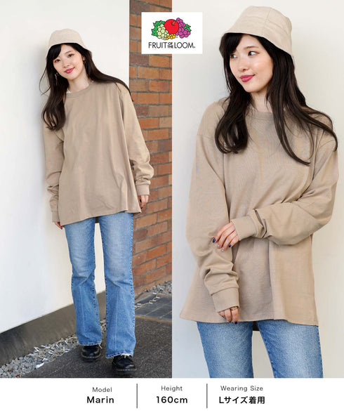 フルーツオブザルーム FRUIT OF THE LOOM FTL ヘビーオンスT 長袖 メンズ ロンT|ユニセックス おしゃれ 人気 クリスマス プレゼント 彼氏 cts