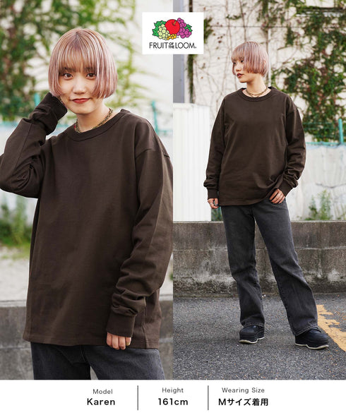 フルーツオブザルーム FRUIT OF THE LOOM FTL ヘビーオンスT 長袖 メンズ ロンT|ユニセックス おしゃれ 人気 クリスマス プレゼント 彼氏 cts