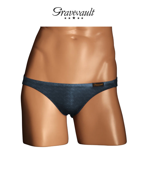 グレイブボールト Gravevault FLOWER RAIJIN Oriental BANDANA BORDER メンズ Tバック 【メール便】