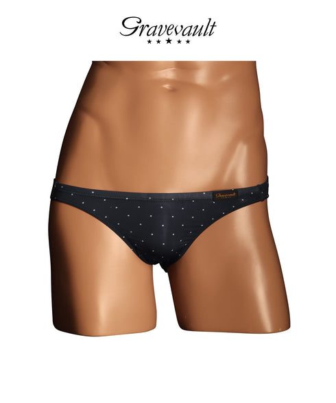 グレイブボールト Gravevault FLOWER RAIJIN Oriental BANDANA BORDER メンズ Tバック 【メール便】