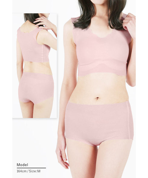 グンゼ GUNZE KIREILABO キレイラボ ハーフトップ ブラ&ショーツ 上下セット レディース cts
