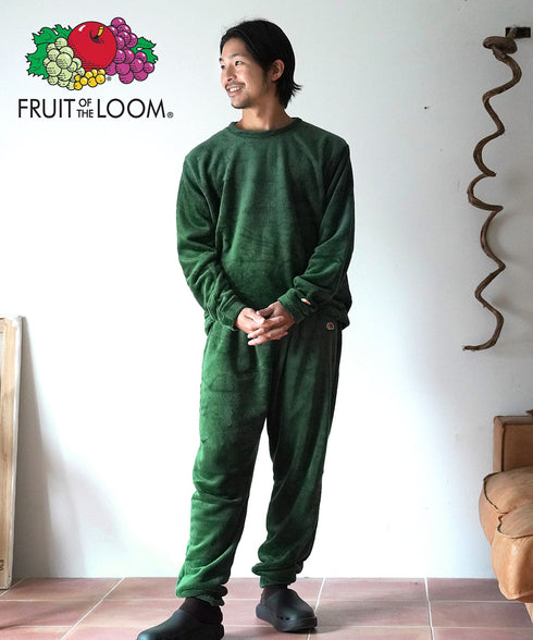 フルーツオブザルーム FRUIT OF THE LOOM FTL_ボアルームウエアセット ユニセックス 上下セット cts