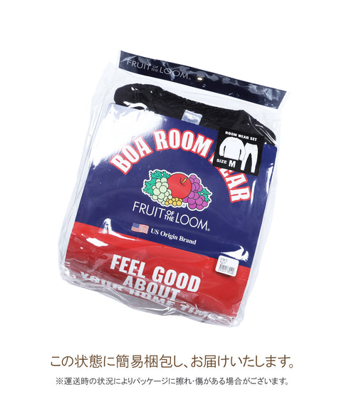 フルーツオブザルーム FRUIT OF THE LOOM FTL_ボアルームウエアセット ユニセックス 上下セット cts