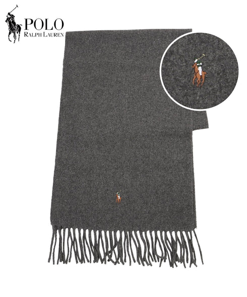 ポロ ラルフローレン POLO RALPH LAUREN SIGNATURE ITALIAN VIRGIN WOOL SCARF マフラー