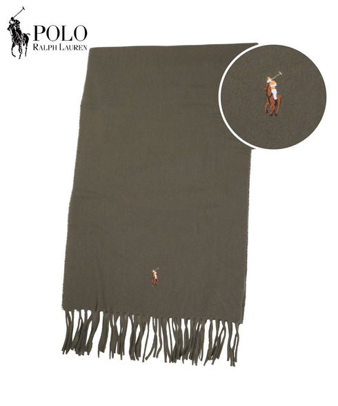 ポロ ラルフローレン POLO RALPH LAUREN SIGNATURE ITALIAN VIRGIN WOOL SCARF マフラー