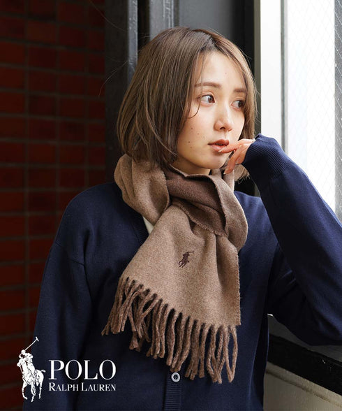 ポロ ラルフローレン POLO RALPH LAUREN CLASSIC REVERSIBLE SCARF マフラー
